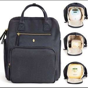 Idaho Jones Breast Pump Bag w/Tote Handle Black